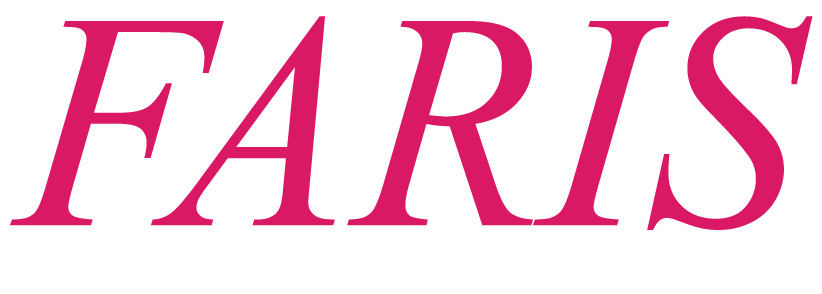 Metodo Faris Corsi di Taglio e Cucito Grosseto e Livorno - Logo magenta bianco